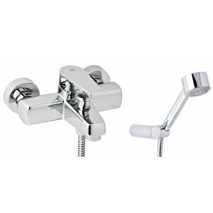 Смеситель для ванны с душевым гарнитуром Genebre Klip